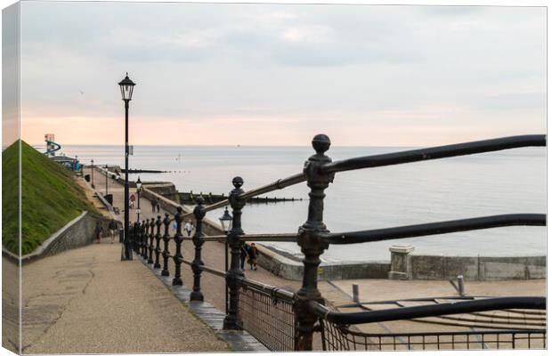 Looking down on Cromer Canvas Print by Jason Wells