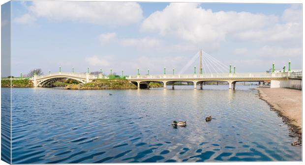 Southport Marina panorama Canvas Print by Jason Wells