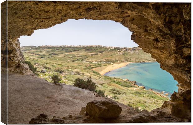 Tal-Mixta Cave Canvas Print by Jason Wells