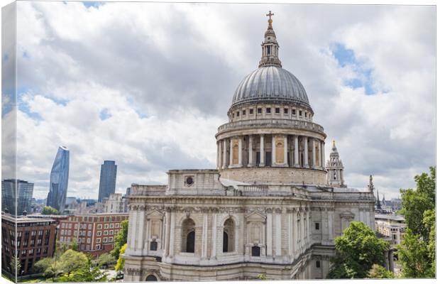 St Pauls Cathedral Canvas Print by Jason Wells