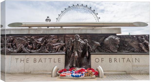 Battle of Britain memorial Canvas Print by Jason Wells