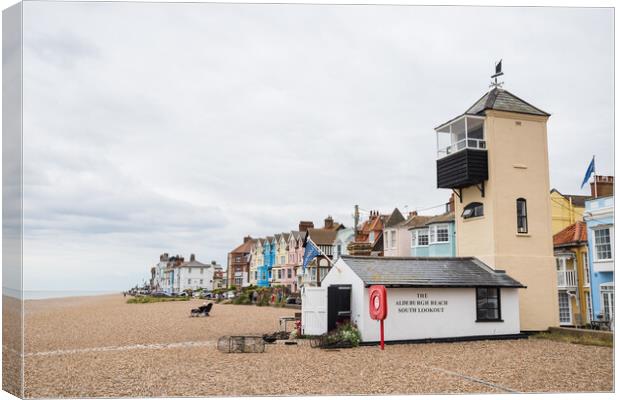 Aldeburgh Beach Lookout Canvas Print by Jason Wells