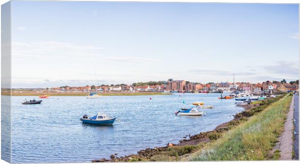 High tide at Wells next the Sea Canvas Print by Jason Wells