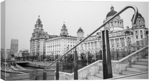 Three Graces in black and white Canvas Print by Jason Wells