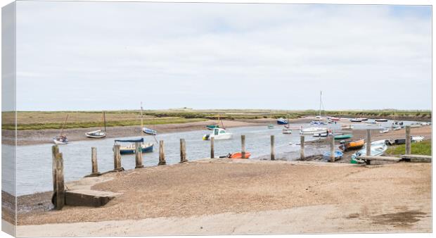 Quayside at Burnham Overy Staithe Canvas Print by Jason Wells