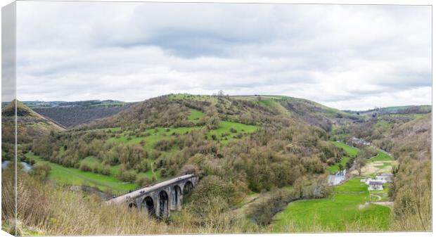 Monsal Head panorama Canvas Print by Jason Wells