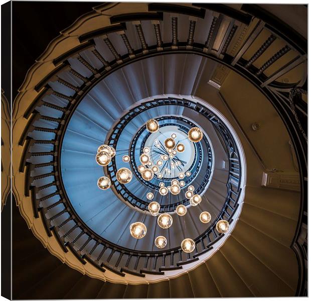 Brewer Staircase in London Canvas Print by Jason Wells
