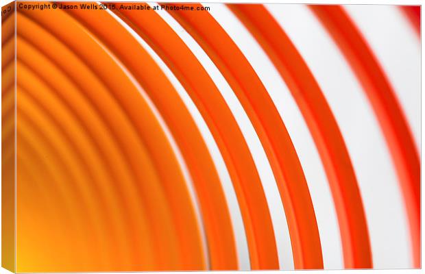  Red turns into orange Canvas Print by Jason Wells