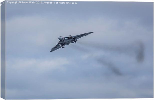 Dirty pass by the Avro Vulcan Canvas Print by Jason Wells
