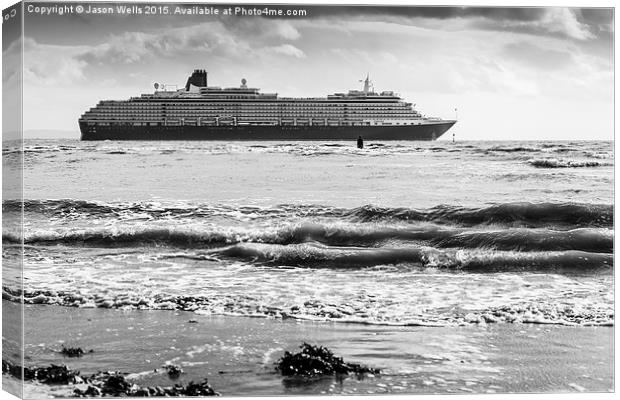 Queen Victoria departing Liverpool Canvas Print by Jason Wells