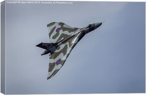 XH558 gracing the skies of Southport Canvas Print by Jason Wells