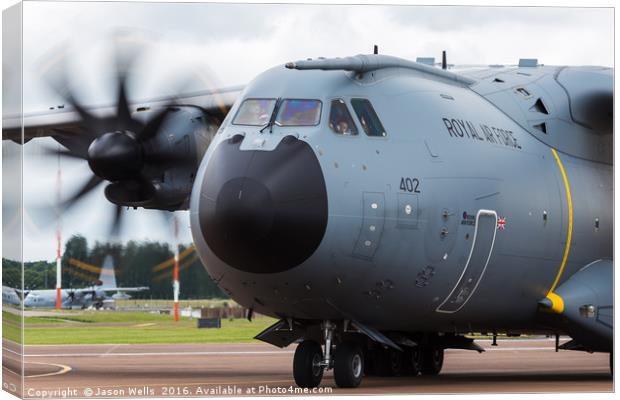 Up close with the RAF Atlas Canvas Print by Jason Wells