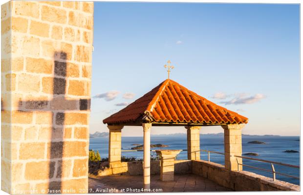 Pagoda of the Franciscan Monastery Canvas Print by Jason Wells