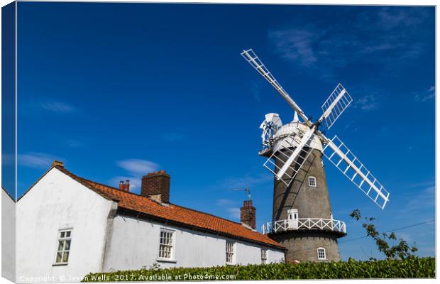Great Bircham windmill Canvas Print by Jason Wells