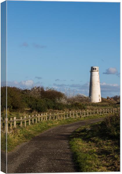 Portrait crop of Leasowe Lighthouse Canvas Print by Jason Wells