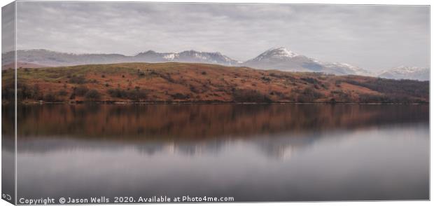 Old Man of Coniston panorama Canvas Print by Jason Wells