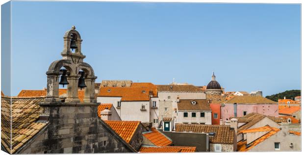 Pretty rooftops of Dubrovnik Canvas Print by Jason Wells