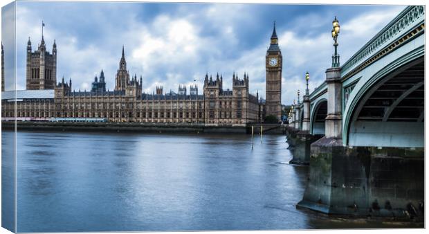 Houses of Parliament at twilight Canvas Print by Jason Wells