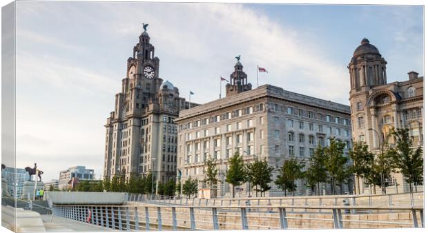 The Three Graces one summer evening Canvas Print by Jason Wells