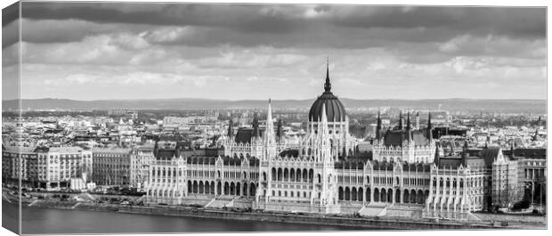 Hungarian Parliament Building  Canvas Print by Jason Wells