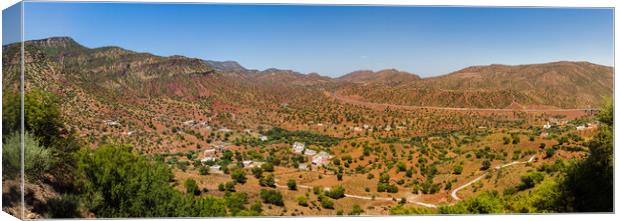 Panorama of the Atlas Mountains Canvas Print by Jason Wells