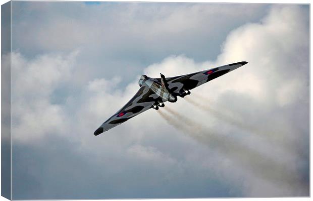  The Mighty Vulcan Canvas Print by Peter Struthers