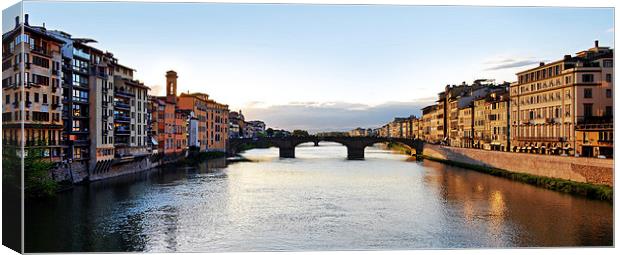 Firenze - Italia - Ponte a Santa Trinità Canvas Print by Carlos Alkmin