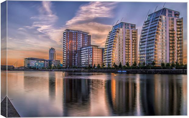  Quayside Apartments Canvas Print by Paul Feeley