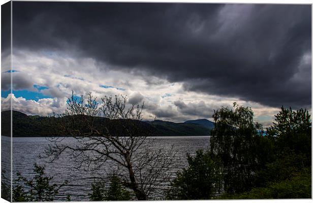 View of Loch Ness, Scotland Canvas Print by Christina Helliwell
