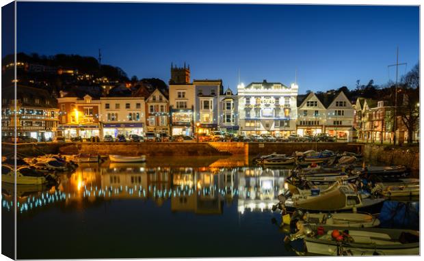  Dartmouth At Twilight Canvas Print by John Fowler