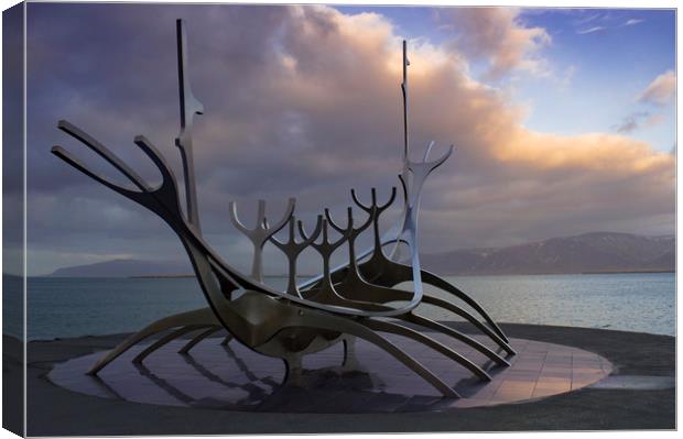 The Sun Voyager Canvas Print by Charlotte Moon