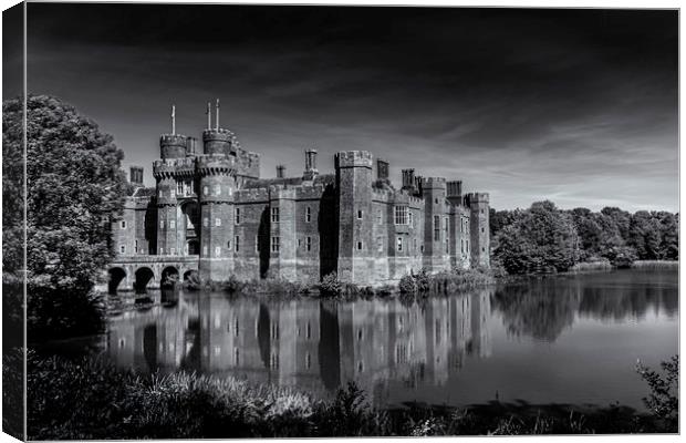 Herstmonceux Castle Canvas Print by Charlotte Moon