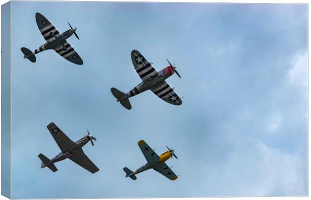 Ultimate Warbirds Canvas Print by Charlotte Moon