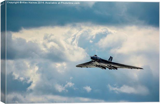 Mighty Vulcan  Canvas Print by Alex Haines