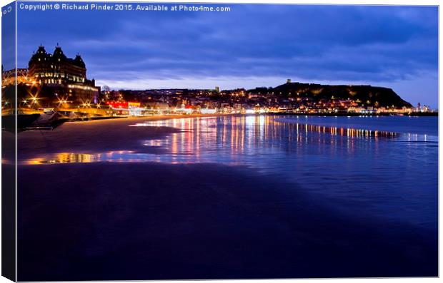 South Bay, Scarborough North Yorkshire Canvas Print by Richard Pinder