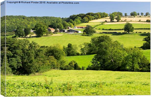  The Yorkshire Wolds Canvas Print by Richard Pinder