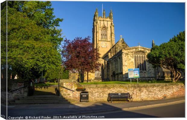 All Saints Parish Church, Great Driffield Canvas Print by Richard Pinder