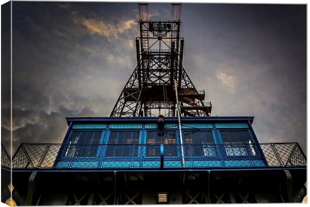 Engine House at the Transporter Bridge Canvas Print by Dean Merry
