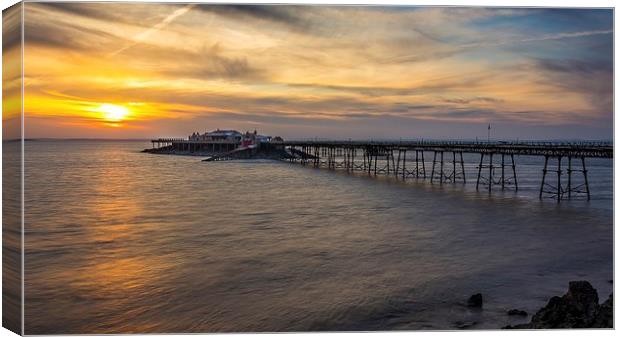 Birbeck Pier, Weston-Super-Mare Canvas Print by Dean Merry