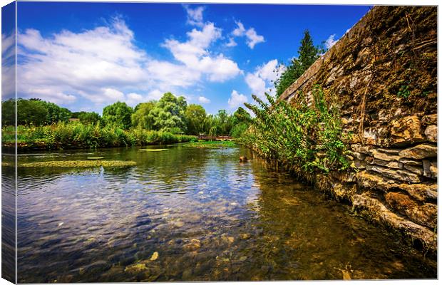 Rack isle Bibury Canvas Print by Dean Merry