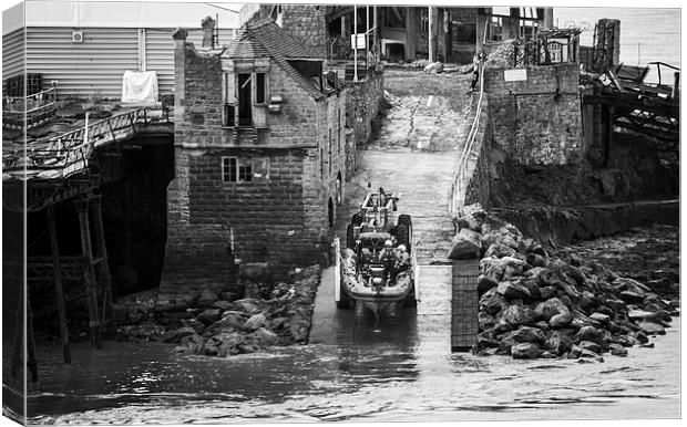 Birnbeck P Canvas Print by Dean Merry