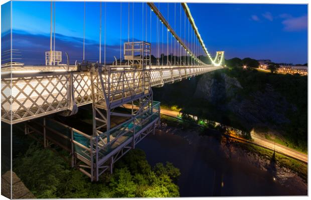 Clifton Suspension Bridge, Bristol Canvas Print by Dean Merry