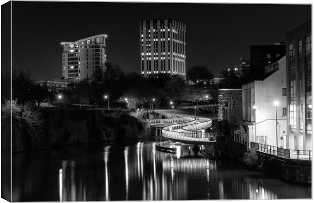 Castle Bridge Bristol Canvas Print by Dean Merry