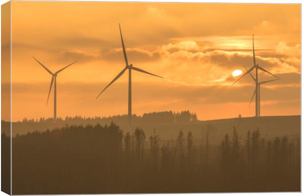 Green energy  Canvas Print by Dean Merry