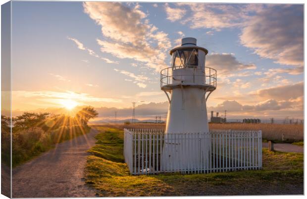 East Usk Lighthouse Canvas Print by Dean Merry