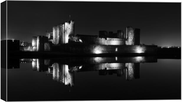 Caerphilly Castle Canvas Print by Dean Merry