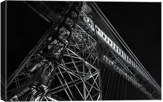 Newport Transporter Bridge  Canvas Print by Dean Merry