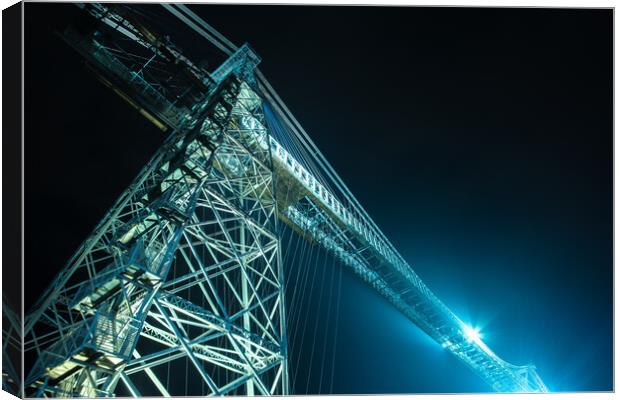 Newport Transporter Bridge  Canvas Print by Dean Merry