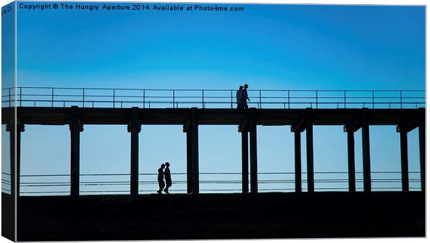 Whitby Pier Canvas Print by Stef B