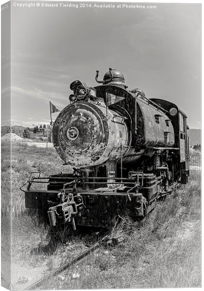 Old Number 3 Sugar Beet Train Canvas Print by Edward Fielding